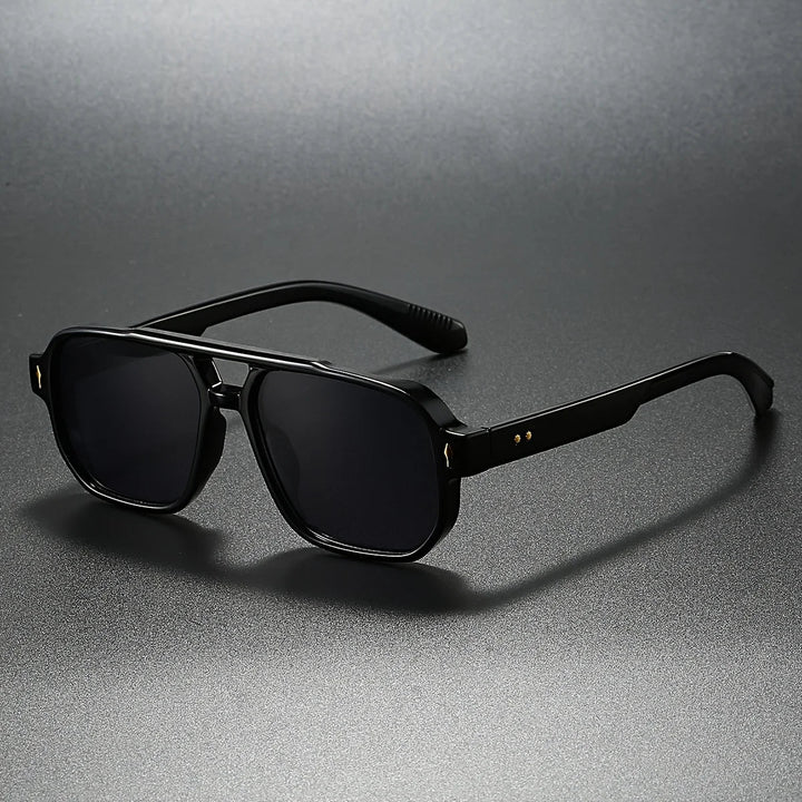 Men's Square Vintage Sunglasses – UV400 Protection & Lightweight Retro-Design 5