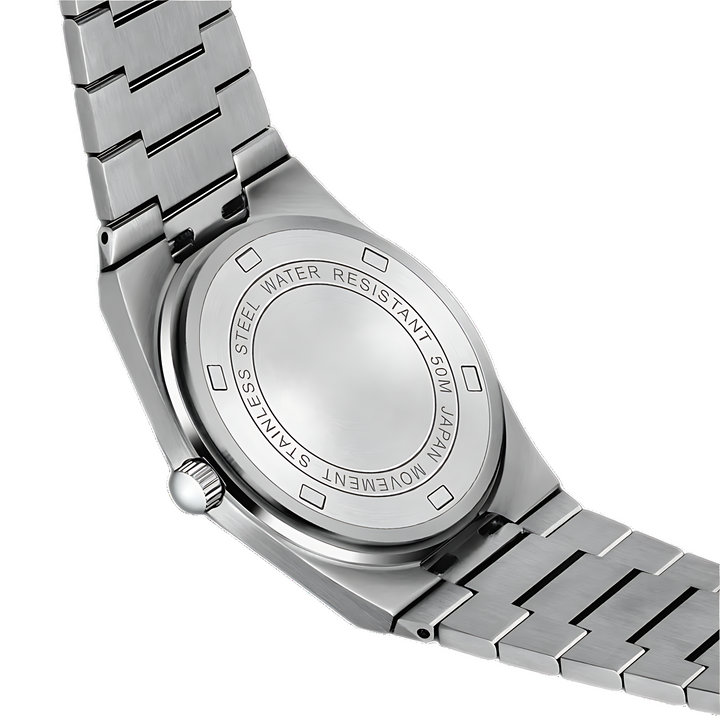 Men's Stainless Steel Quartz Watch – Analog and 3ATM Water Resistant 2