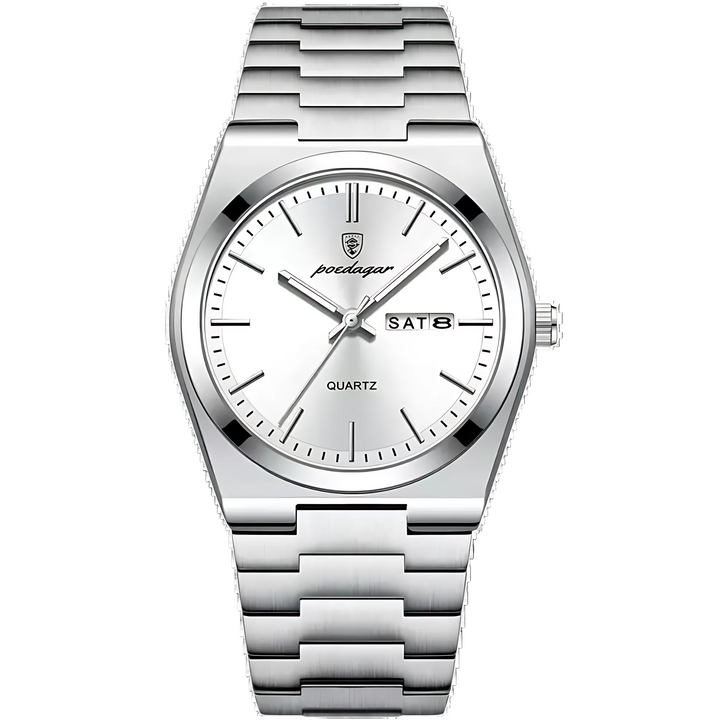 Men's Stainless Steel Quartz Watch – Analog and 3ATM Water Resistant 3