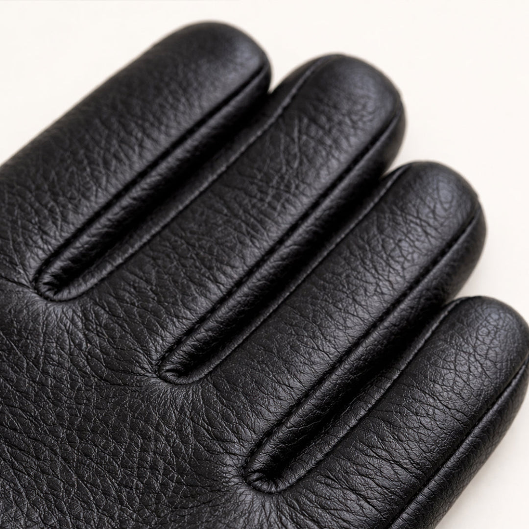 Men's Stylish Leather Gloves – Soft Wool Lined for Cold Days 3