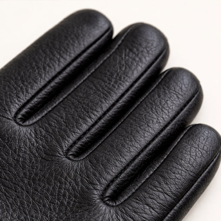 Men's Stylish Leather Gloves – Soft Wool Lined for Cold Days 3