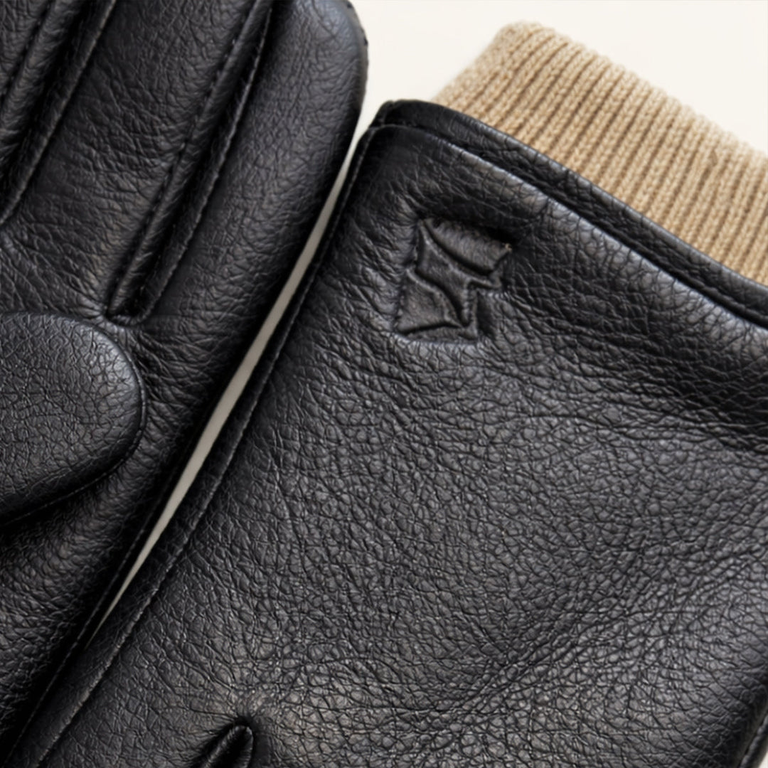 Men's Stylish Leather Gloves – Soft Wool Lined for Cold Days 4