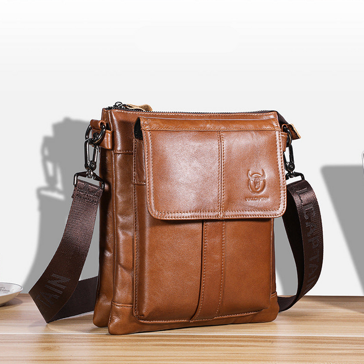 Men's Stylish Leather Shoulder Bag – Functional for Everyday and Profession 5