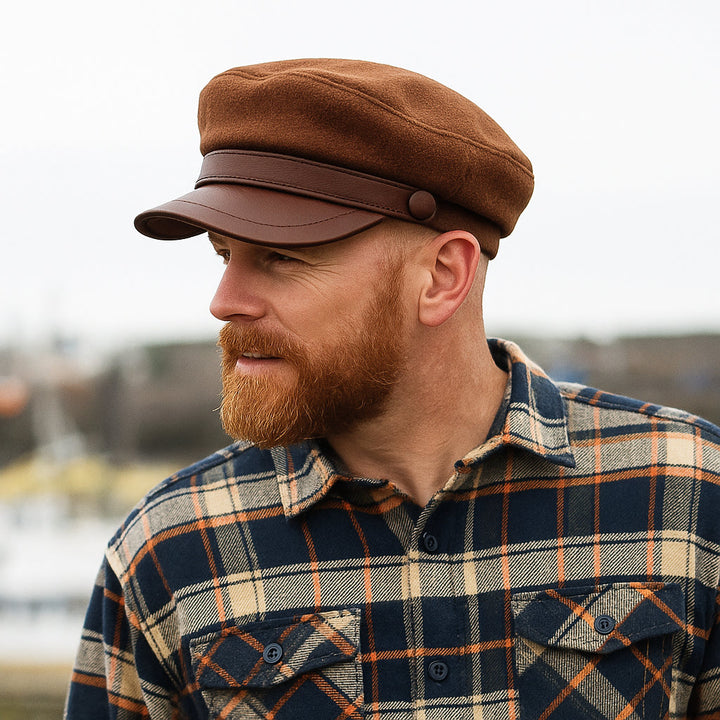 Men's Stylish Riviera Fisherman's Hat – Light Felt Crown 2