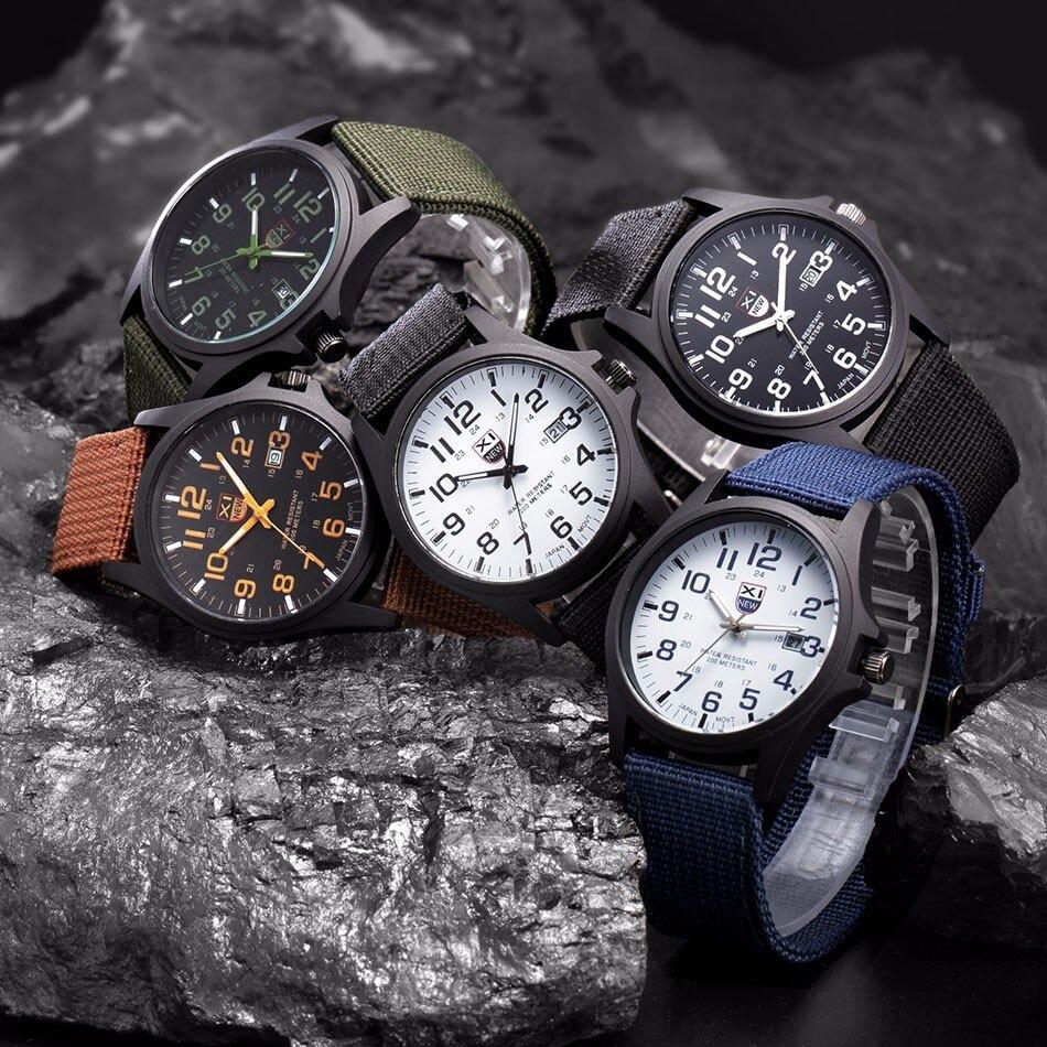 Men's Tactical Military Watch – Robust and Splash-Proof 7