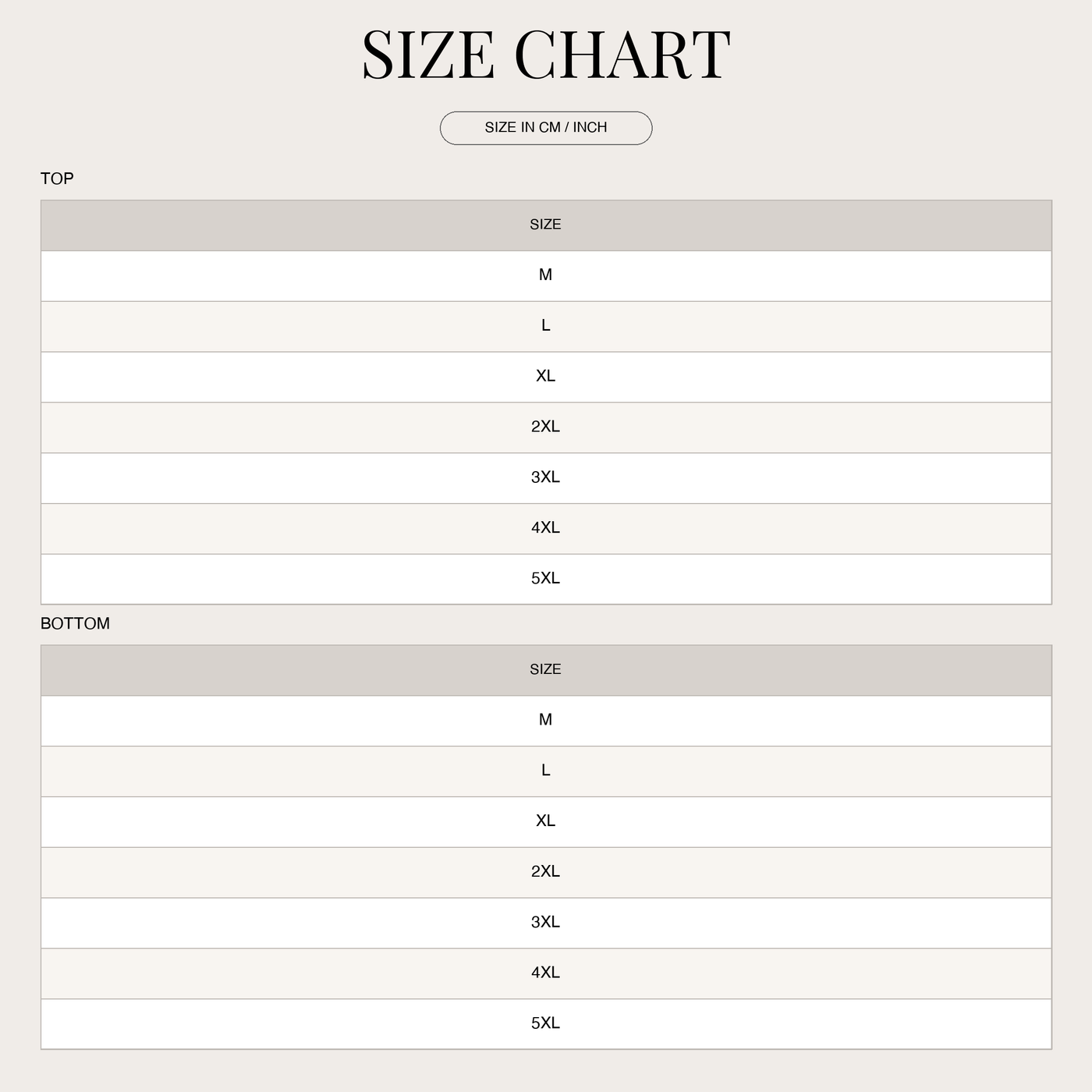 Men's Tracksuit Set – Comfortable and Adaptable with Hood size chart