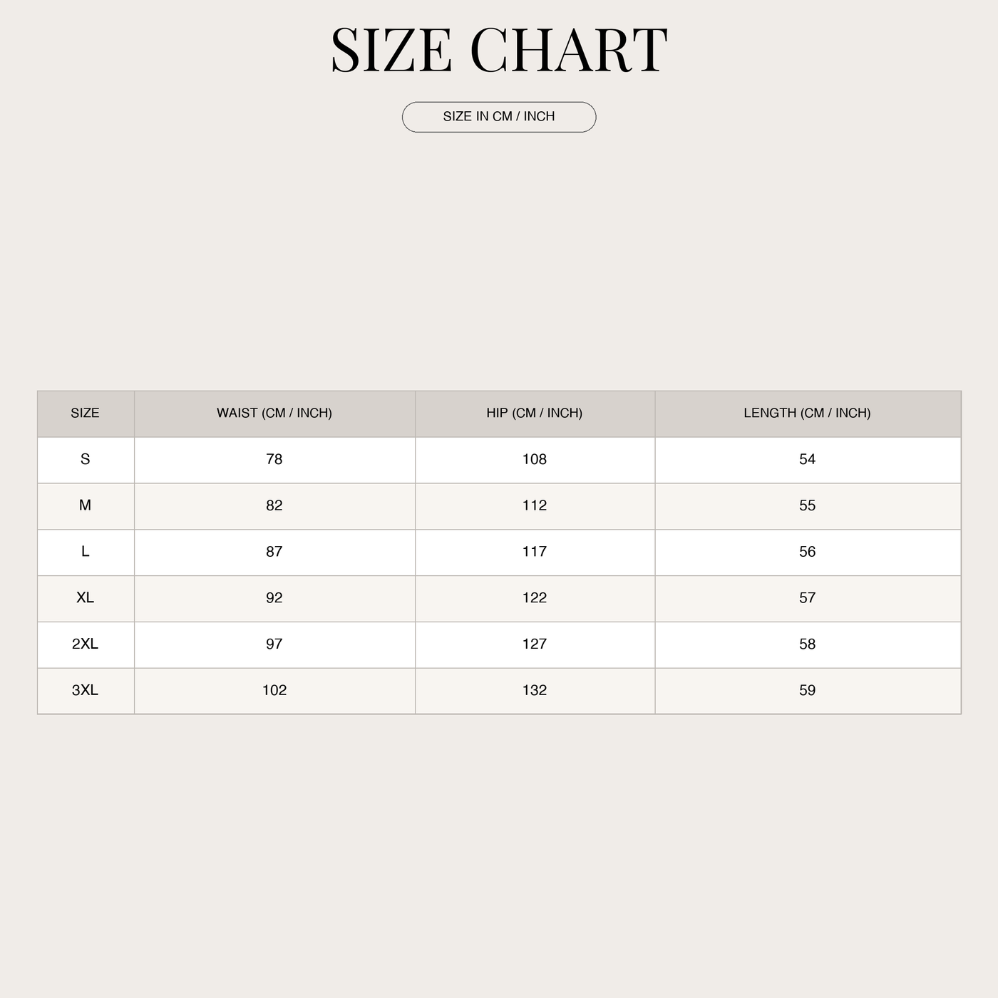 Men's Modern Twill Shorts – Slim Fit for Summer and Polished Style size chart