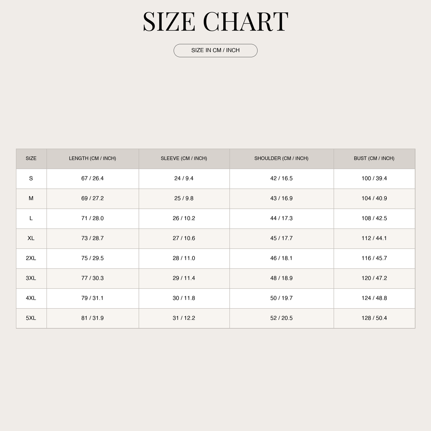 Men's V-Neck T-Shirt – Breathable Fabric for Active Wear size chart
