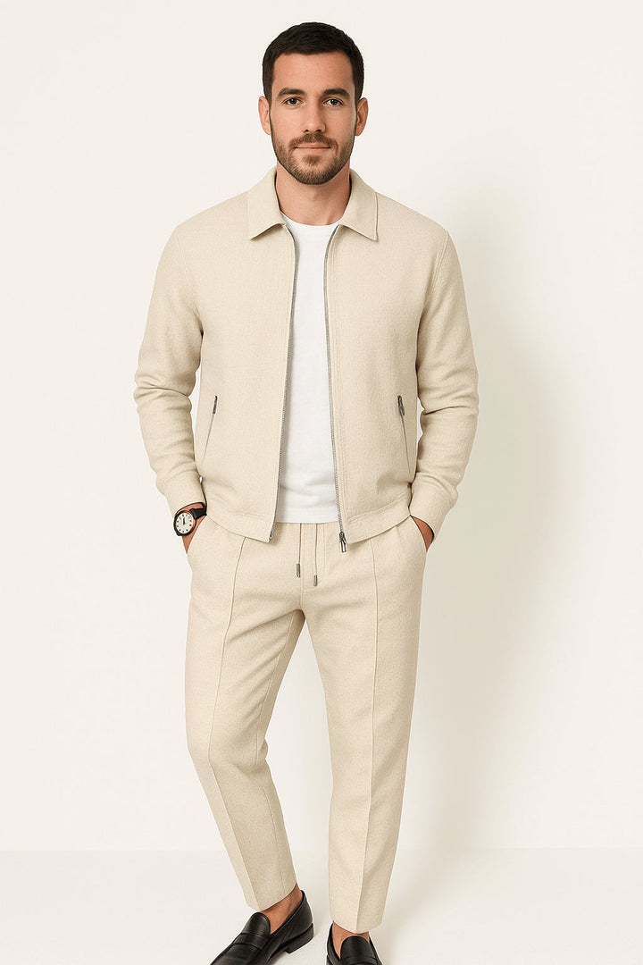 Mens_Waffle_Knit_Two_Piece_Set_Top_and_Pants_with_Relaxed_Fit_1