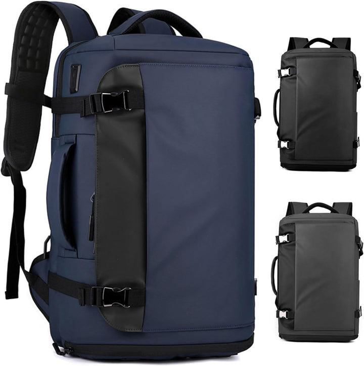 Men's Waterproof Backpack – 38.1 cm Laptop Compartment with Side Opening and USB-C 2