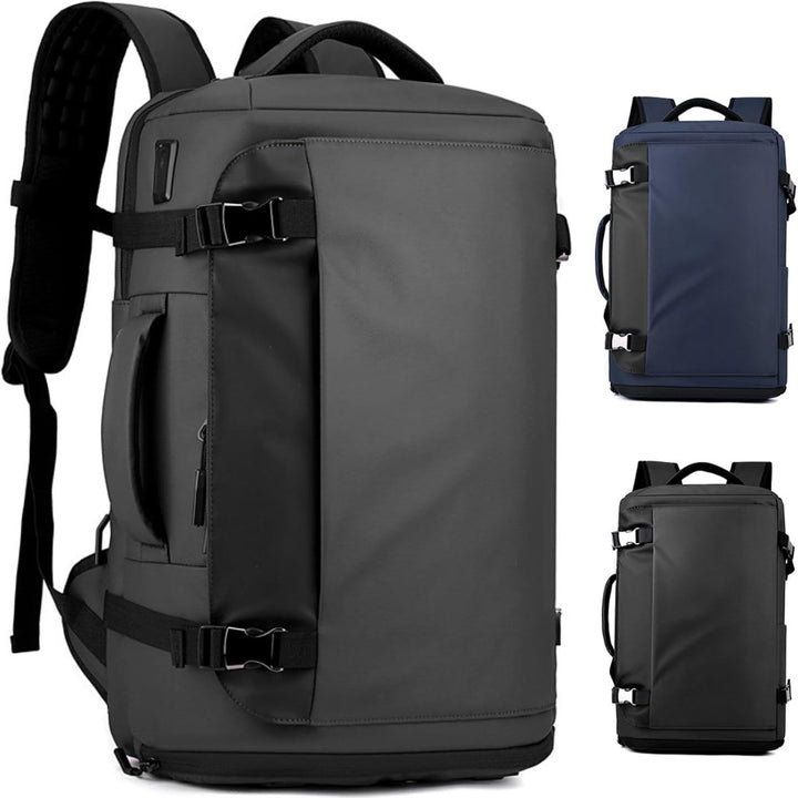Men's Waterproof Backpack – 38.1 cm Laptop Compartment with Side Opening and USB-C 6