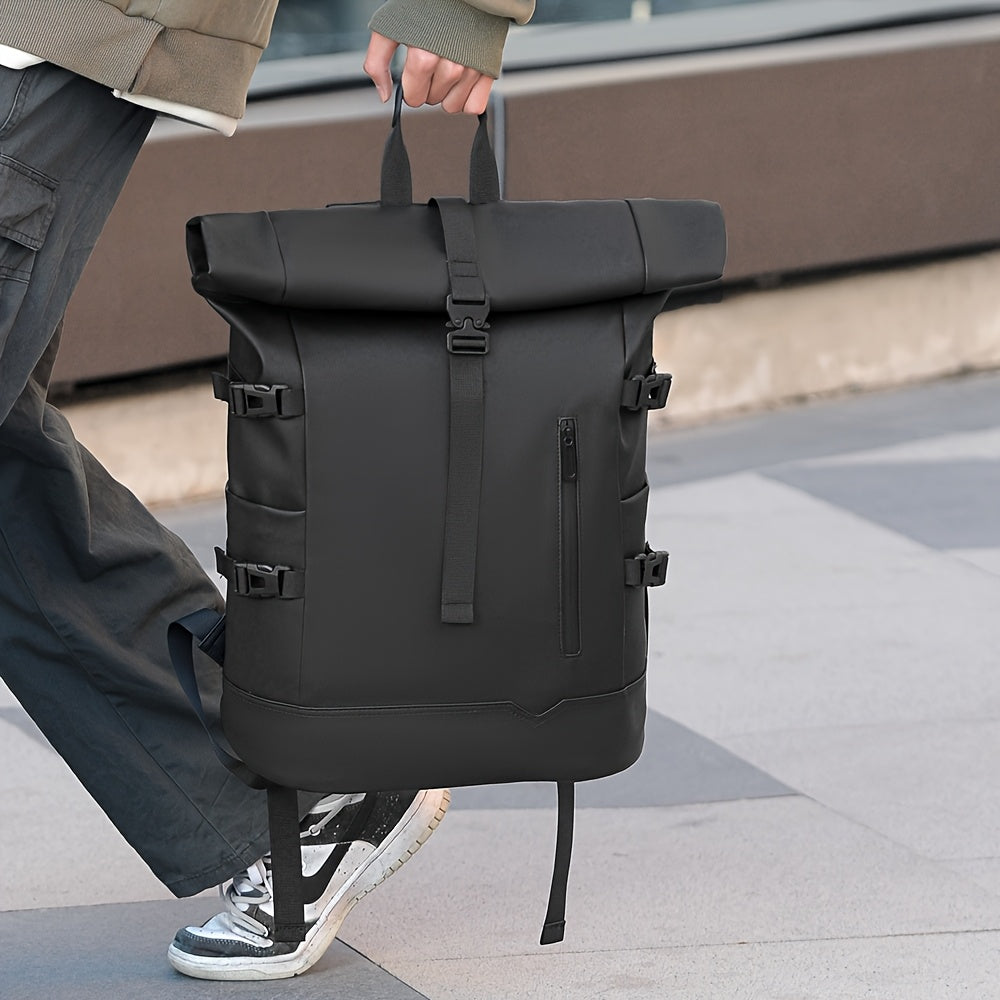 Men's Waterproof Backpack – Laptop Compartment and USB Connection 8