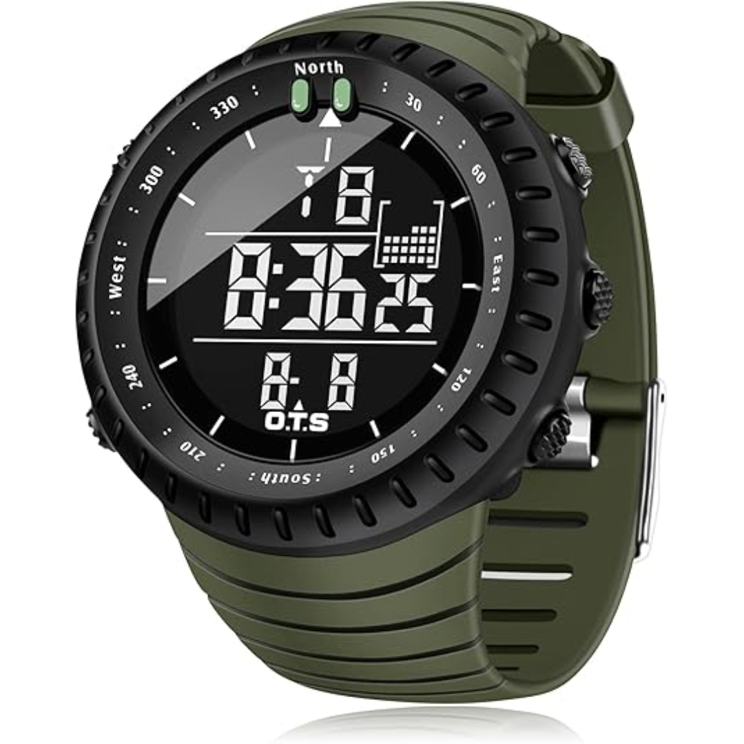 Men's Waterproof Digital Sports Watch – Rugged Outdoor Watch 3