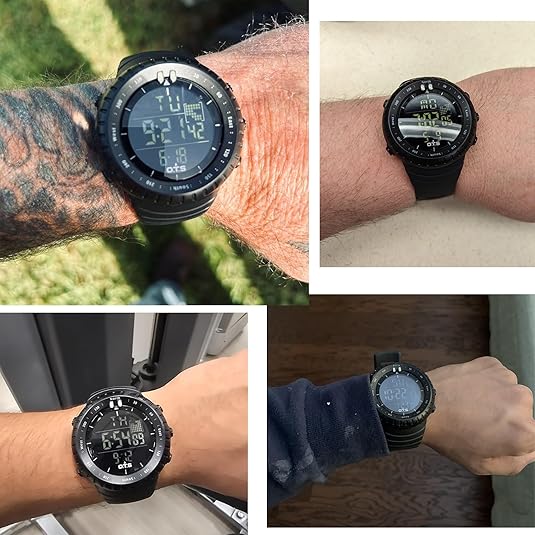 Men's Waterproof Digital Sports Watch – Rugged Outdoor Watch 7