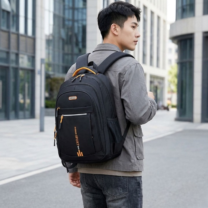 Men's Waterproof Oxford Backpack – With Laptop Compartment and Organization System 1