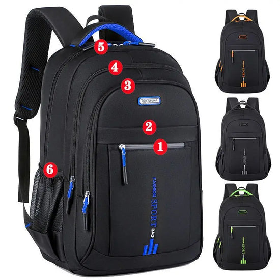 Men's Waterproof Oxford Backpack – With Laptop Compartment and Organization System 9