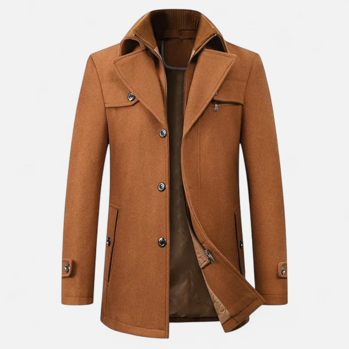 Mens_Wool_Trench_Coat_Double_Collar_Zipped_1