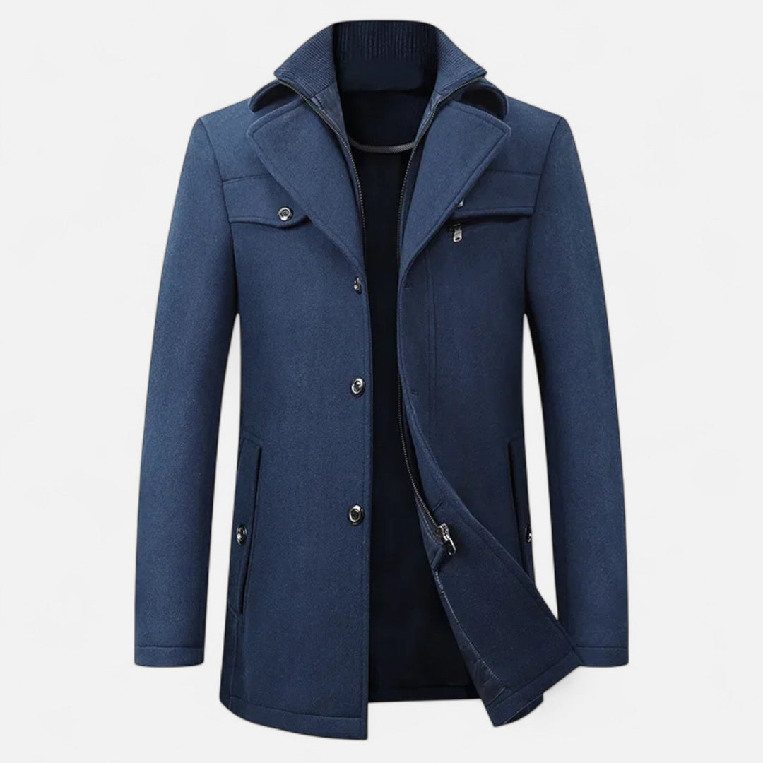 Mens_Wool_Trench_Coat_Double_Collar_Zipped_4