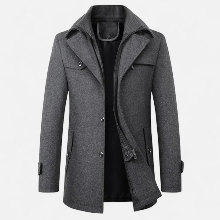 Mens_Wool_Trench_Coat_Double_Collar_Zipped_6