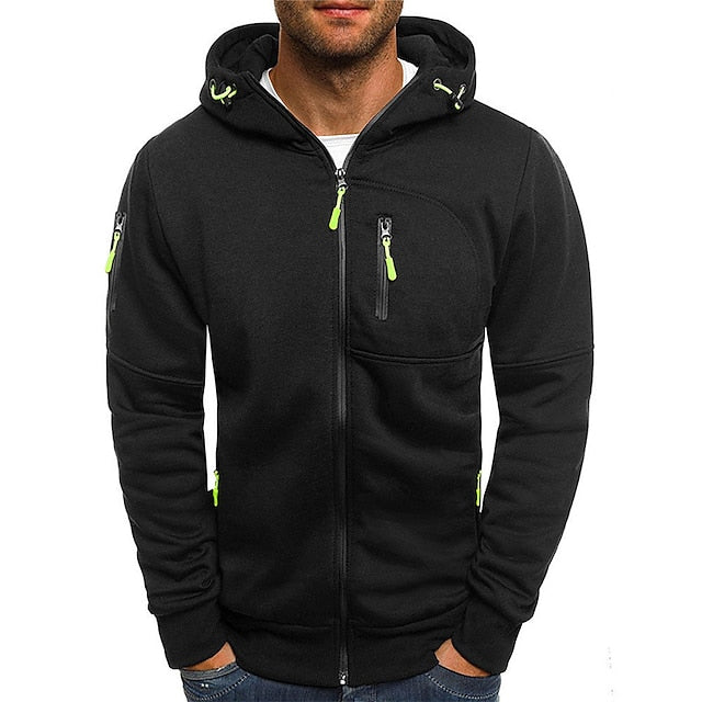 Mens_Zip_Up_Hoodie_Cotton_with_Athletic_Fit_2