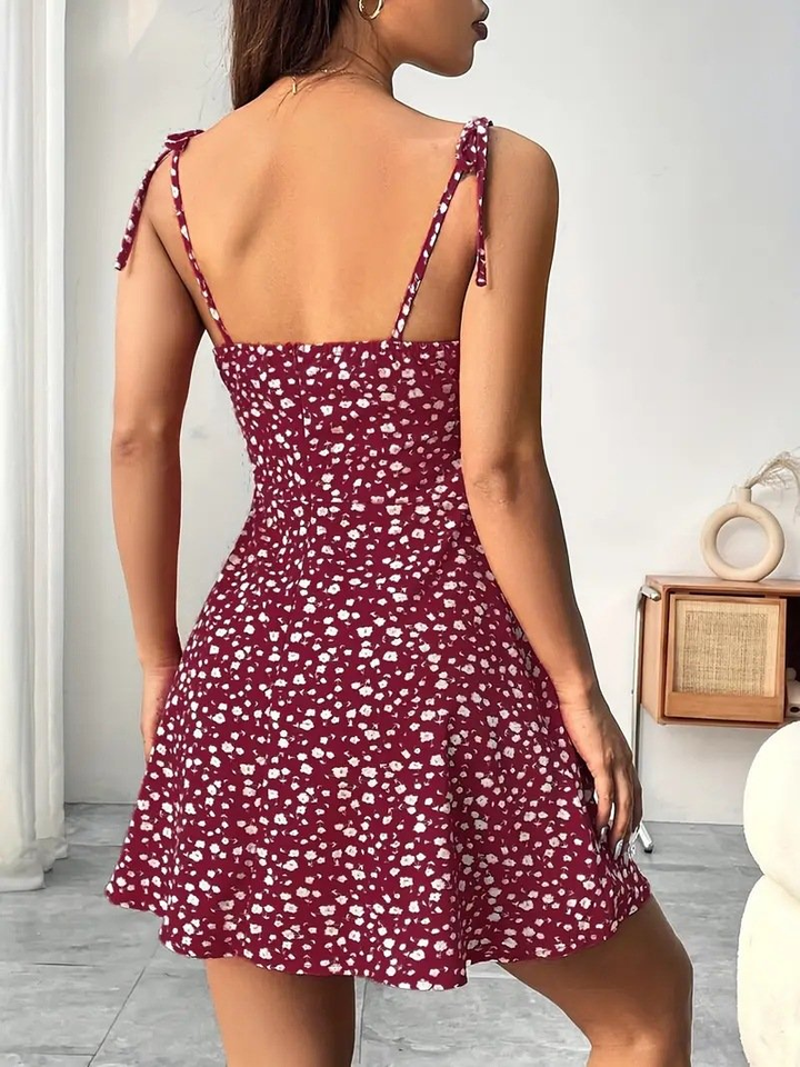 Mini_Floral_Dress_with_Shirred_Bodice_Tie_Straps_for_Women_10