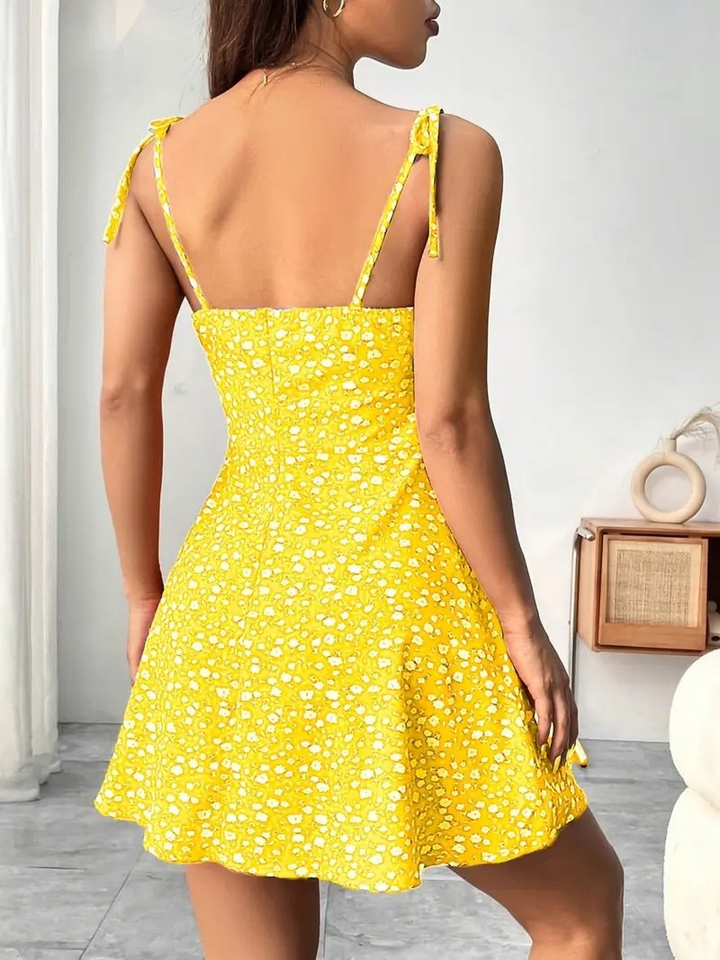Mini_Floral_Dress_with_Shirred_Bodice_Tie_Straps_for_Women_9
