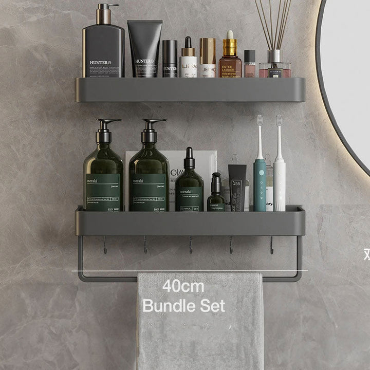 Modern Bathroom Shelf for Shower and Bath – Wall-Mounted Organization System 11