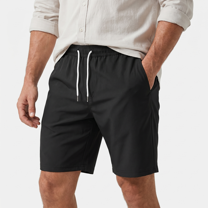 Modern Everyday Pull-On Shorts with Side Pockets for Men
