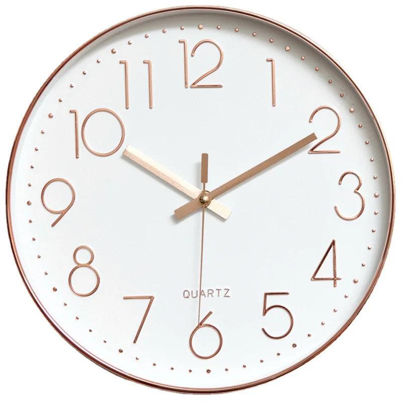 Modern Wall Clock with Elegant Design – Quiet Quartz Movement and Three-Dimensional Digit Display 2