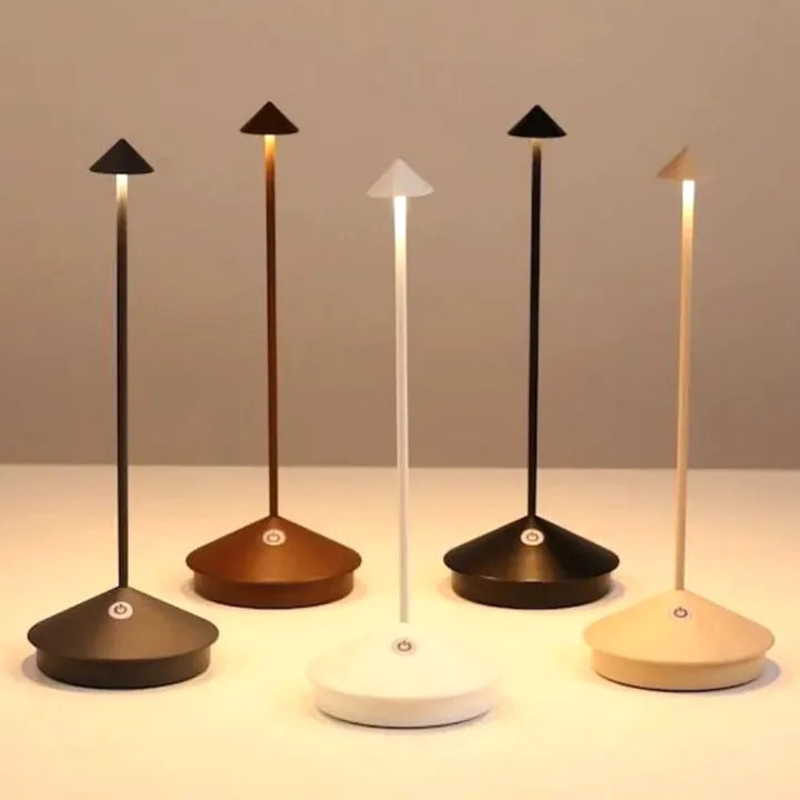 Modern Wireless LED Table Lamp – Dimmable Battery-Powered for Indoor & Outdoor Settings 1
