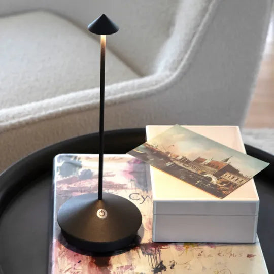 Modern Wireless LED Table Lamp – Dimmable Battery-Powered for Indoor & Outdoor Settings 10