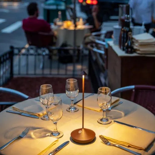 Modern Wireless LED Table Lamp – Dimmable Battery-Powered for Indoor & Outdoor Settings 7