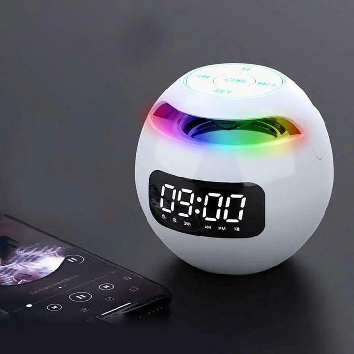Multifunctional Digital LED Alarm Clock with Bluetooth Speaker – Night Light and Music Synchronization System 2