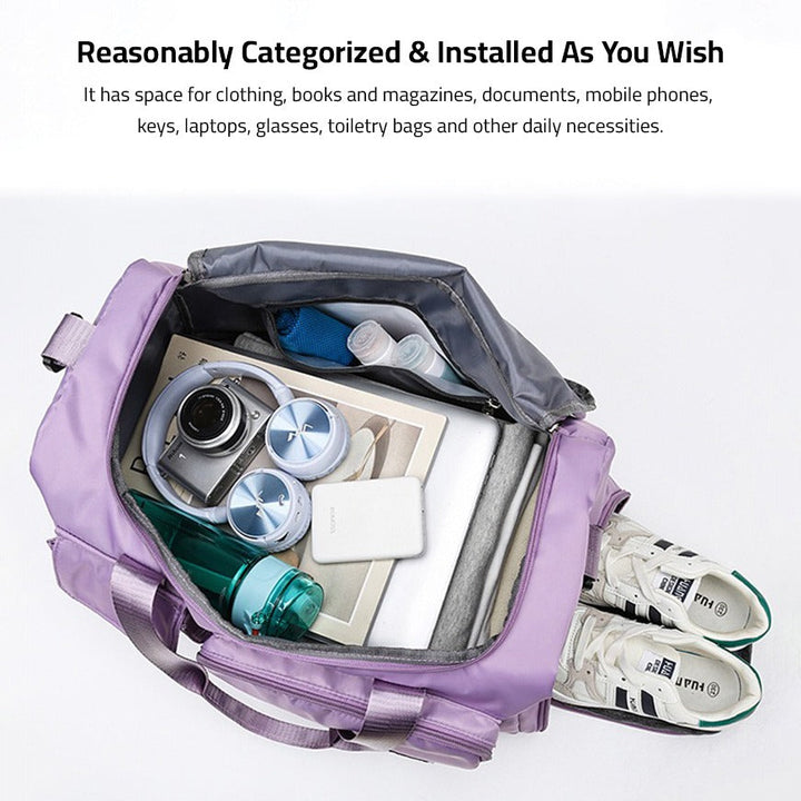 Multifunctional Travel Bag – Separate Shoe Compartment 10