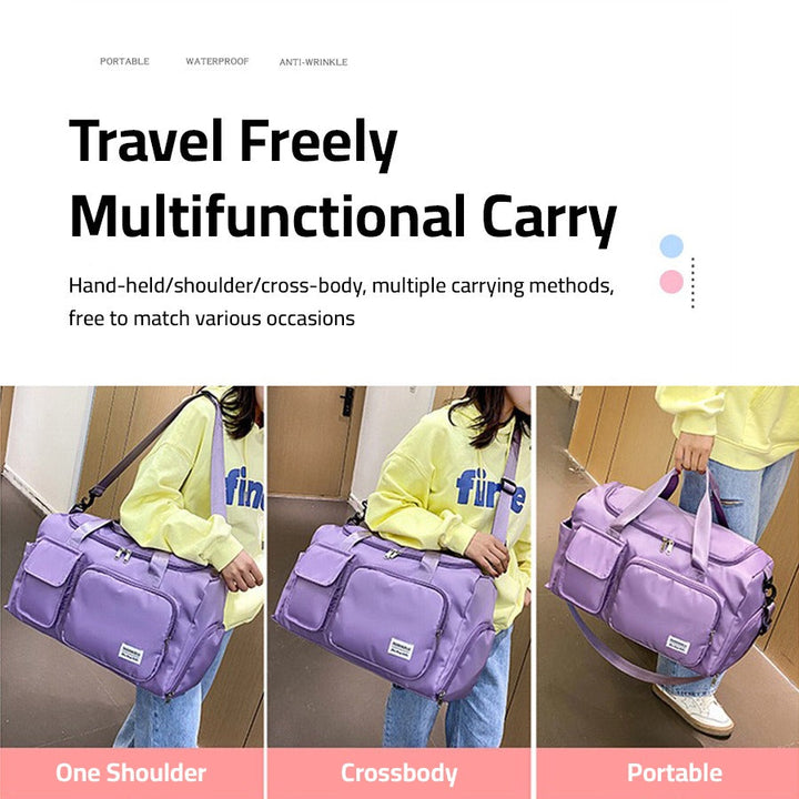 Multifunctional Travel Bag – Separate Shoe Compartment 12