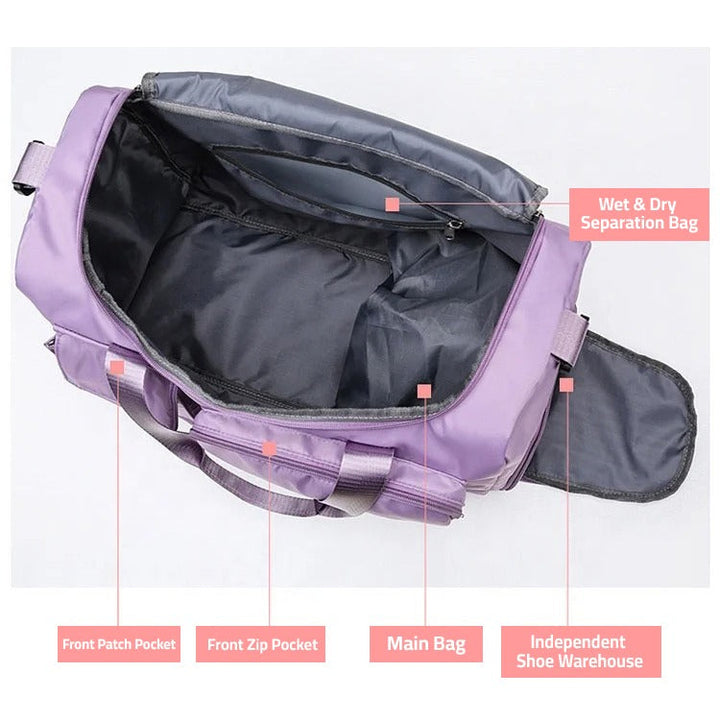 Multifunctional Travel Bag – Separate Shoe Compartment 16