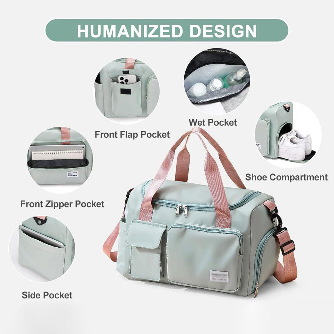 Multifunctional Travel Bag – Separate Shoe Compartment 18