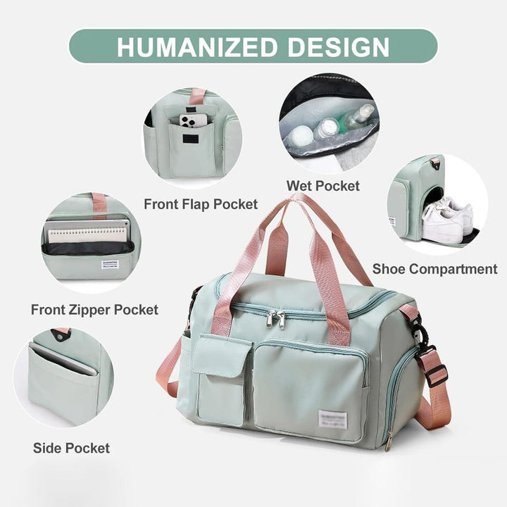 Multifunctional Travel Bag – Separate Shoe Compartment 18
