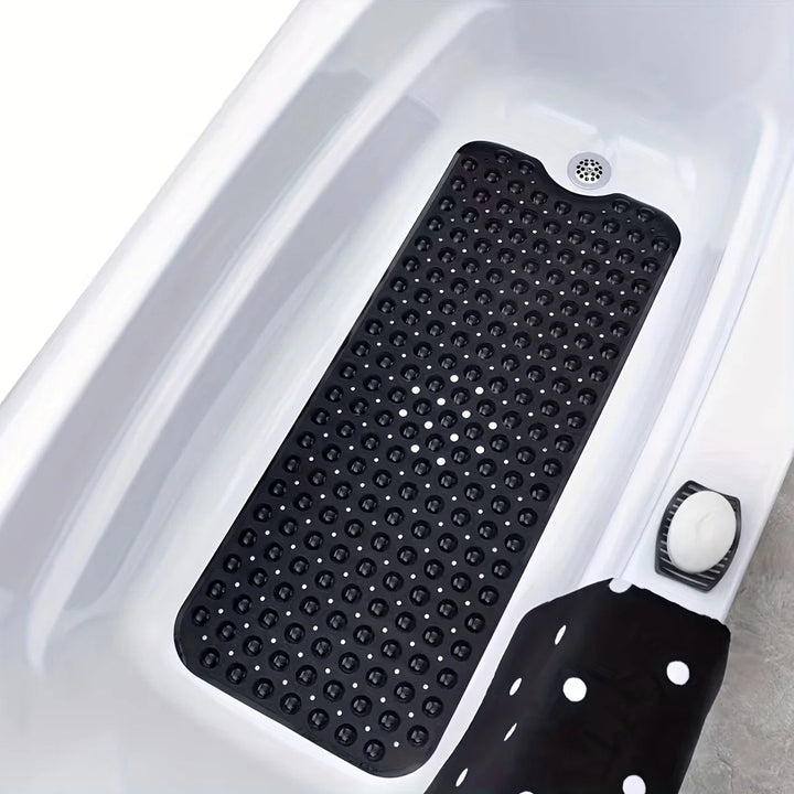 Non-Slip Bath Mat – Extra Long Design with Suction Cups for the Shower or Bathtub 1