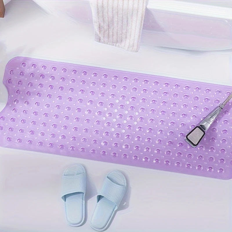 Non-Slip Bath Mat – Extra Long Design with Suction Cups for the Shower or Bathtub 13