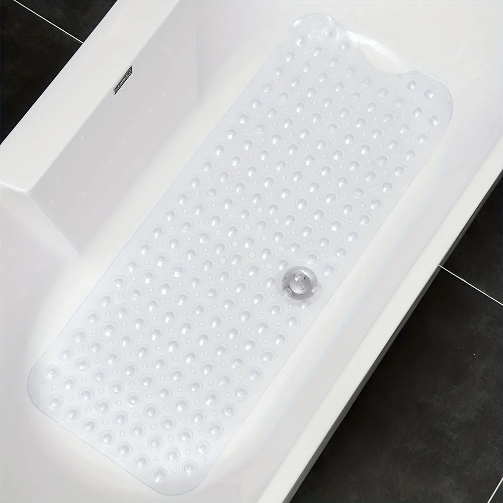 Non-Slip Bath Mat – Extra Long Design with Suction Cups for the Shower or Bathtub 14