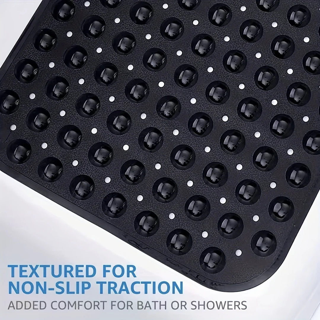 Non-Slip Bath Mat – Extra Long Design with Suction Cups for the Shower or Bathtub 2