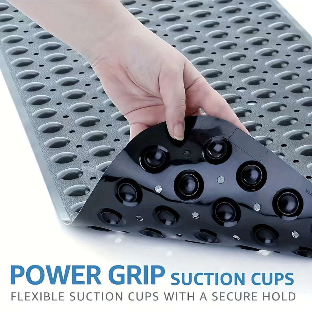 Non-Slip Bath Mat – Extra Long Design with Suction Cups for the Shower or Bathtub 8