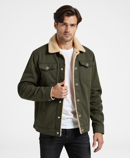 Cecole | Men’s Clean Cut Winter Jacket with Practical Pockets