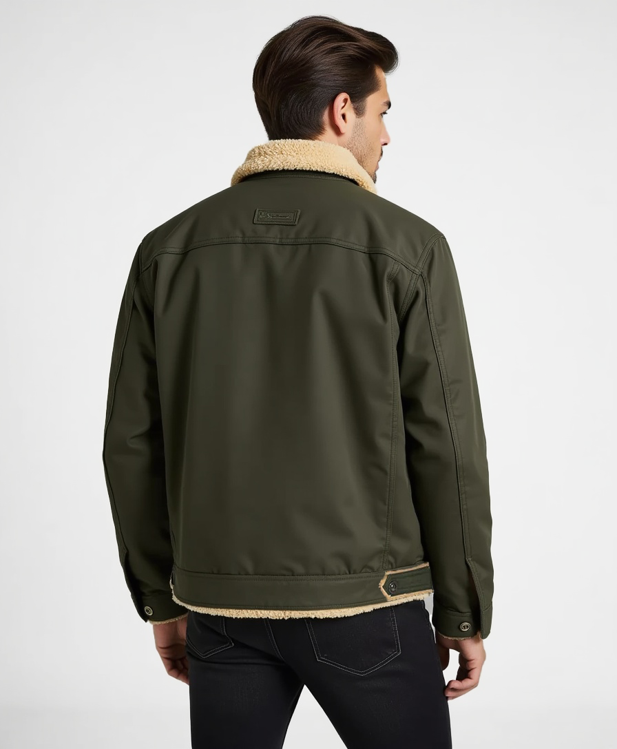 Cecole | Men’s Clean Cut Winter Jacket with Practical Pockets