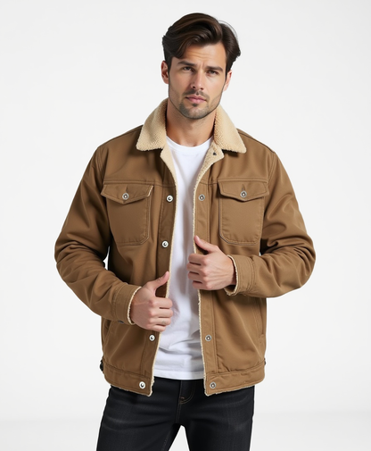 Cecole | Men’s Clean Cut Winter Jacket with Practical Pockets