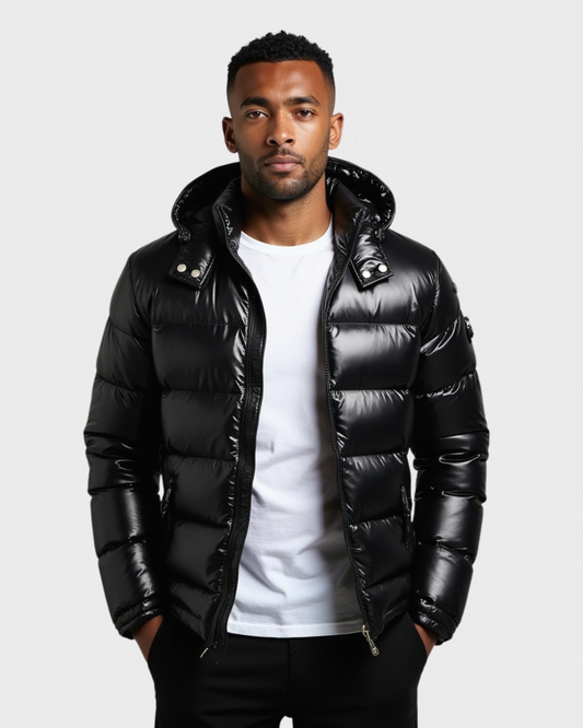 Cecole | Men’s Puffer Jacket with Structured Hood