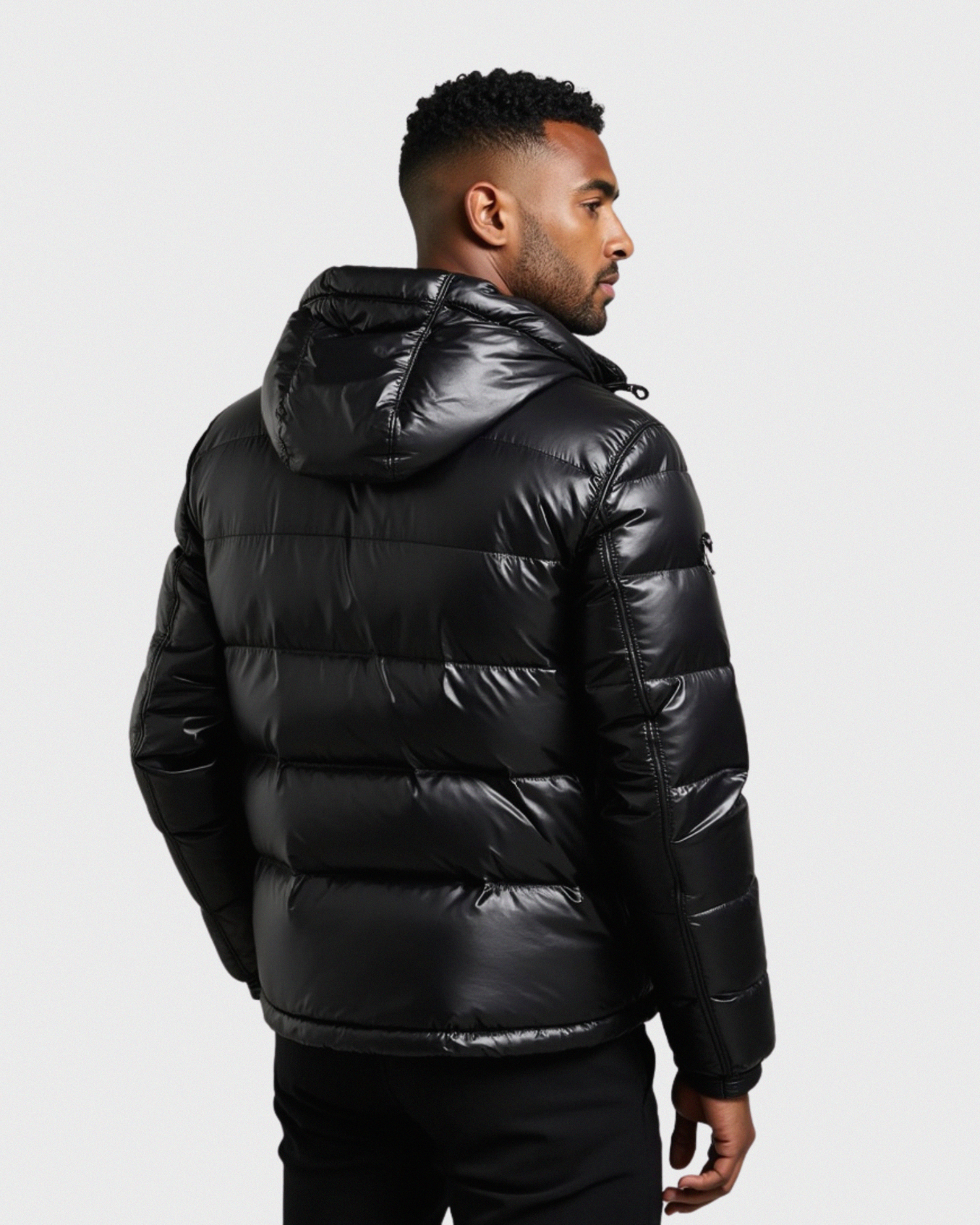 Cecole | Men’s Puffer Jacket with Structured Hood