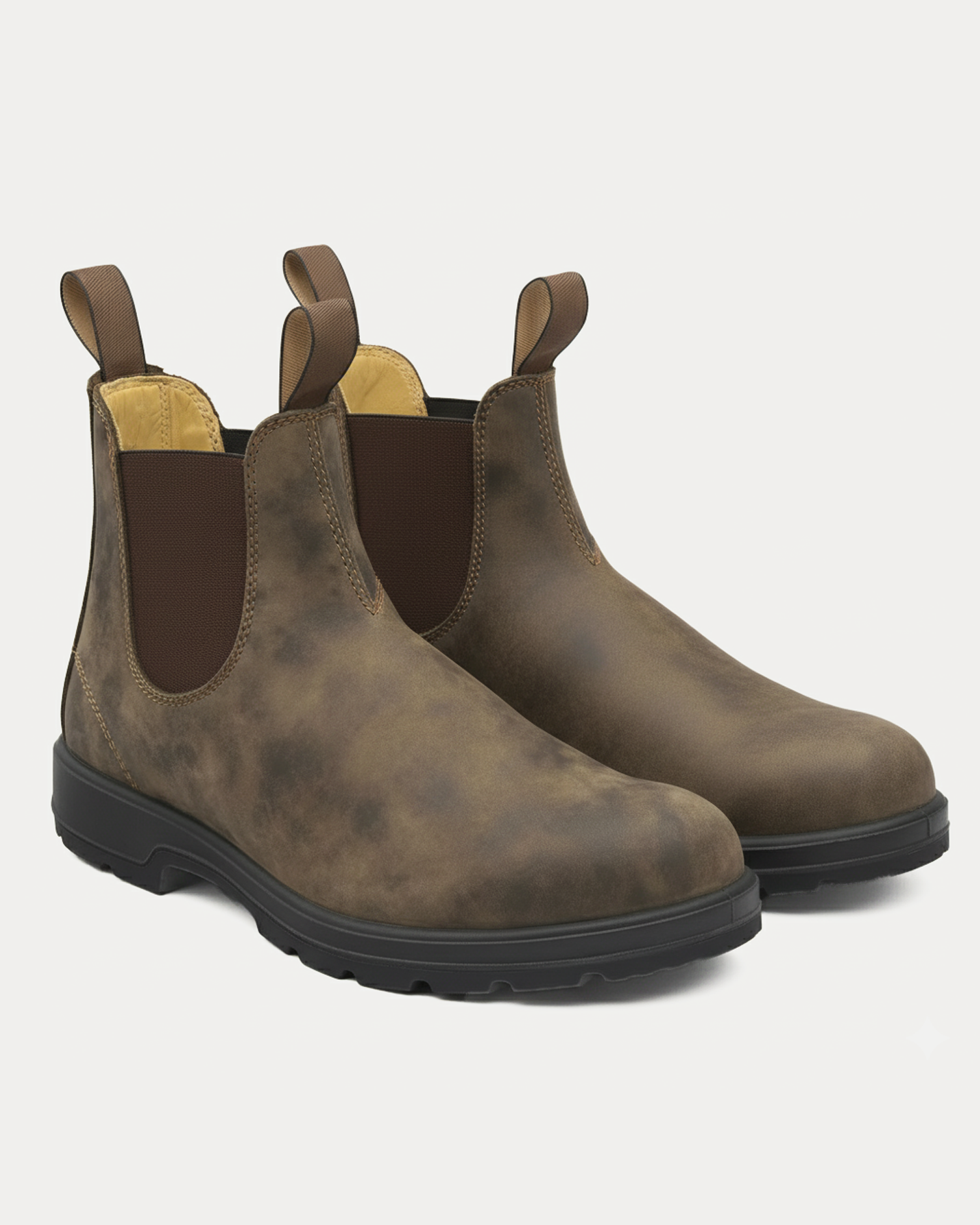 Cecole | Men’s Rugged Sole Chelsea Boots with Elastic Side Panels