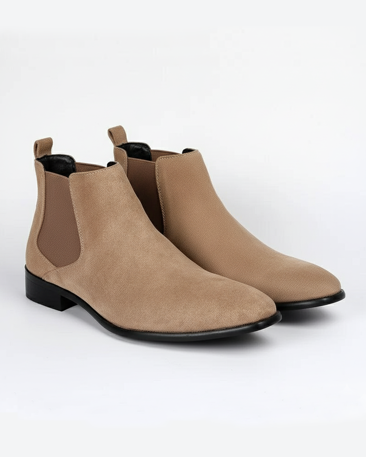 Cecole | Men’s Suede-like Chelsea Boots with Side Panels
